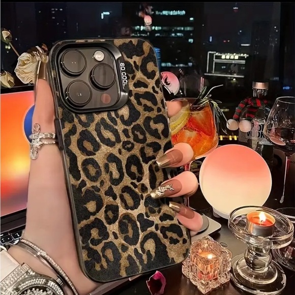 Apple iPhone Phone Case Transparent Leopard Print - Picture 4 of 6